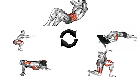 A circular workout for whole-body endurance(home)
