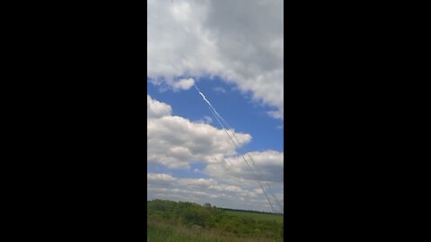 Air defenses keeping the sky over Shakhtyorsk DPR safe by destroying Ukrainian air targets