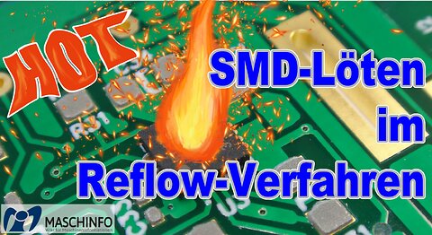 Platinenbestückung SMD und Reflow-Löten