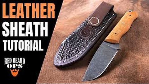 How to make a leather sheath