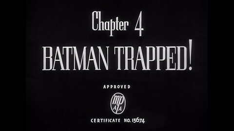 Batman And Robin Ep.4 Batman Trapped (1949)