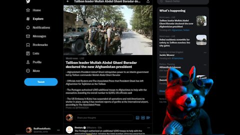 AFGHANISTAN NOW UNDER TALIBAN RULE, KABUL HAS FALLEN, GHANI HAS FLED ACCORDING TO TWITTER NEWS...