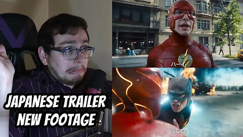 NEW FOOTAGE - Japanese The Flash Trailer Reaction
