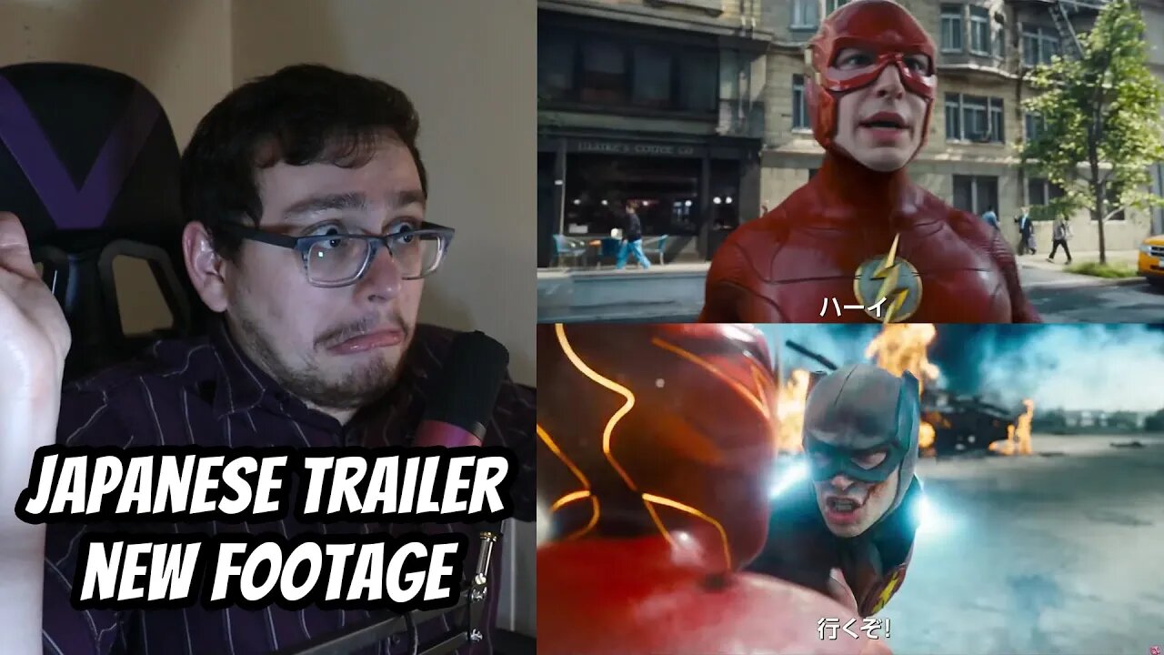 NEW FOOTAGE - Japanese The Flash Trailer Reaction