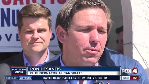 DeSantis campaigns in Cape Coral