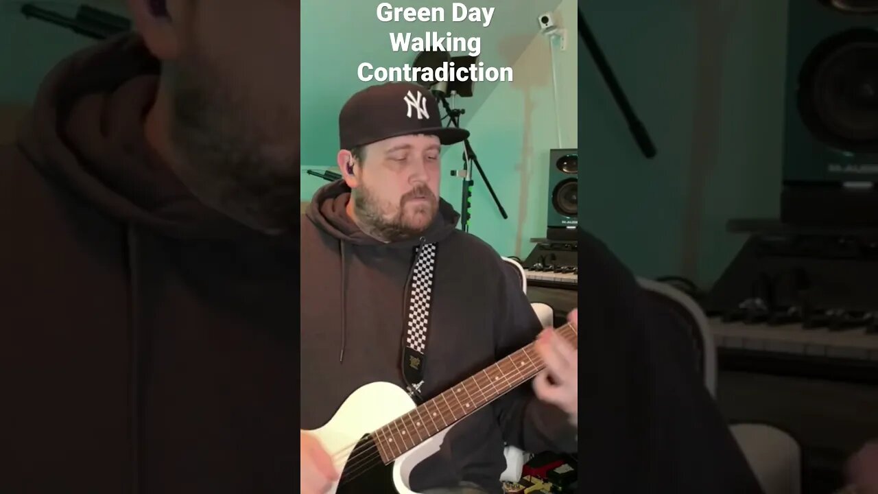 Green Day - Walking Contradiction Guitar Cover (Part 1) - Epiphone Billie Joe Armstrong Les Paul Jr