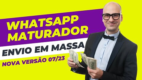 🔴 Whatsapp Maturador de Chip e Enviador de Whatsapp com Encaminhamento Super Rápido