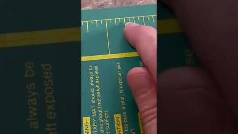 Measuring Tip! Using a Rotary Cutting Mat
