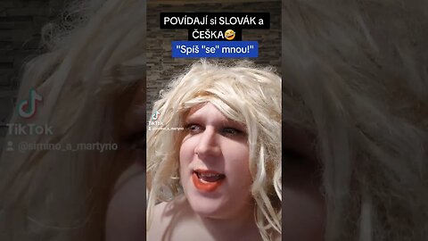 POVÍDAJÍ si SLOVÁK a ČEŠKA #funny #shorts #viral