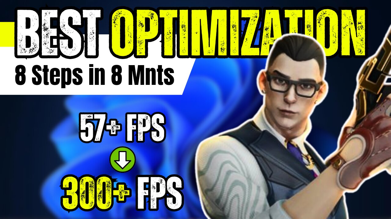 Optimize Windows 11 for GAMING with 8 steps in 8 minutes (2024 NEW)