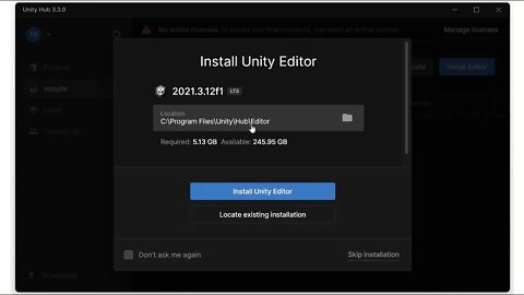 COMO INSTALAR A UNTIY NO WINDOWS 11