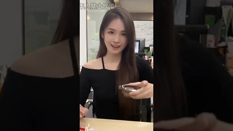 Super Hot Chinese Girl Dares To Drink A Bowl of Baijiu