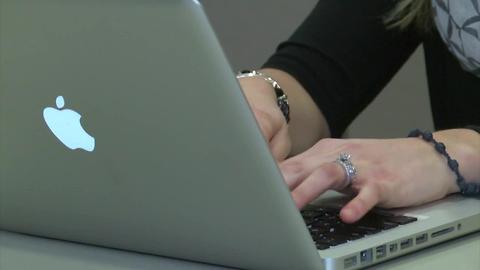 Maria reads an entry from her blog