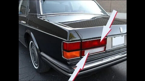 Rolls-Royce Silver Spirit Spur - Remove the tail light DIY