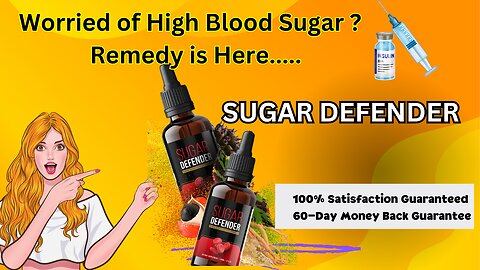 SUGAR DEFENDER - Sweet Protection for a Healthier You