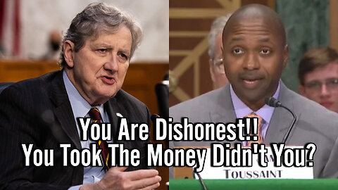 Senator Kennedy CRUSHES Dishonest Dem Witness Over BRIBERY Allegation