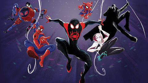SPIDERMAN INTO THE SPIDER VERSE (2018) DETRAS DE CAMARAS