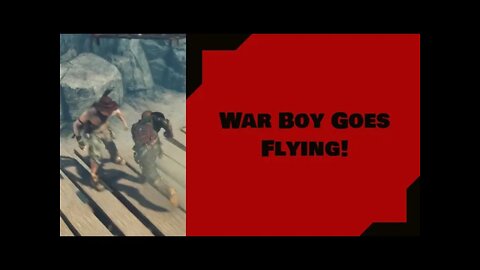Mad Max: War Boy Goes Flying!