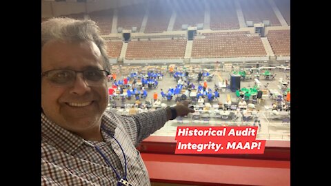 AS you are watching the Audit, George is commenting.