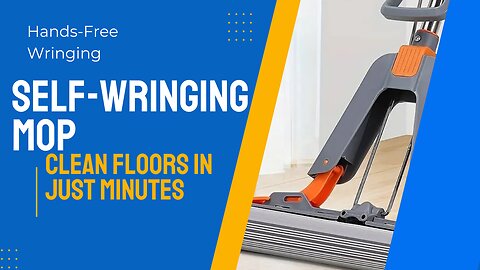 How to Clean Floors in Just Minutes with the Self Wringing Mop