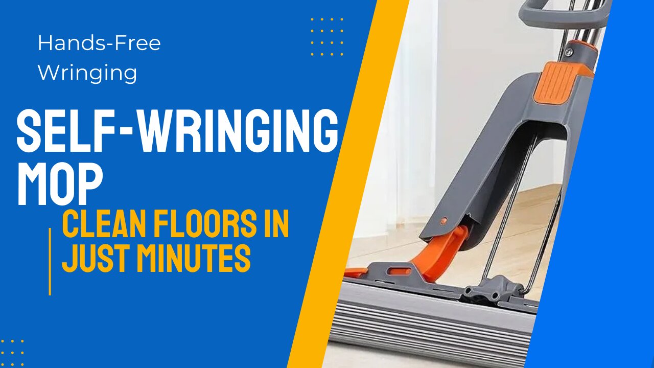 How to Clean Floors in Just Minutes with the Self Wringing Mop