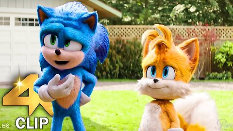 Sonic And Tails Cameo Scene | KNUCKLES (2024) CLIP 4K