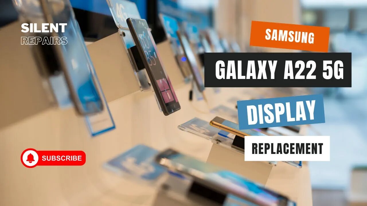 Samsung Galaxy A22 5G | Screen repair | Display replacement | Repair video