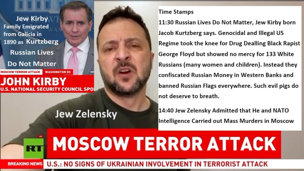 Update: Zelensky Admitted that He and NATO Intelligence Carried out Mass Murder in Moscow