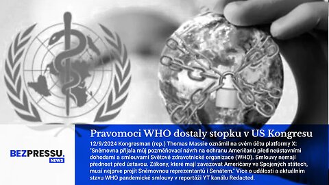 Pravomoci WHO dostaly stopku v US Kongresu