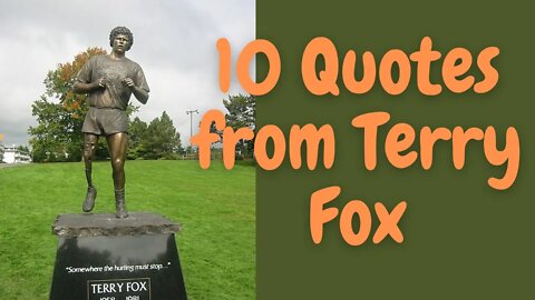 #terryfoxquotes #terryfox #motivationalquotes #inspirationalquotes #shorts10 Quotes from Terry Fox