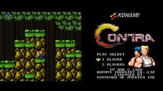 1987 Contra Arcade Game. Konami. Classic and Nostalgic No Commentary Gameplay. | Piso games