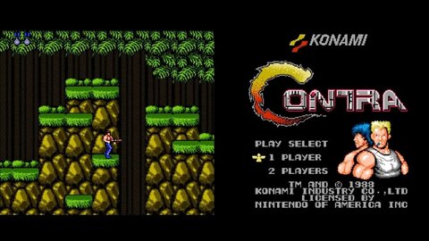 1987 Contra Arcade Game. Konami. Classic and Nostalgic No Commentary Gameplay. | Piso games