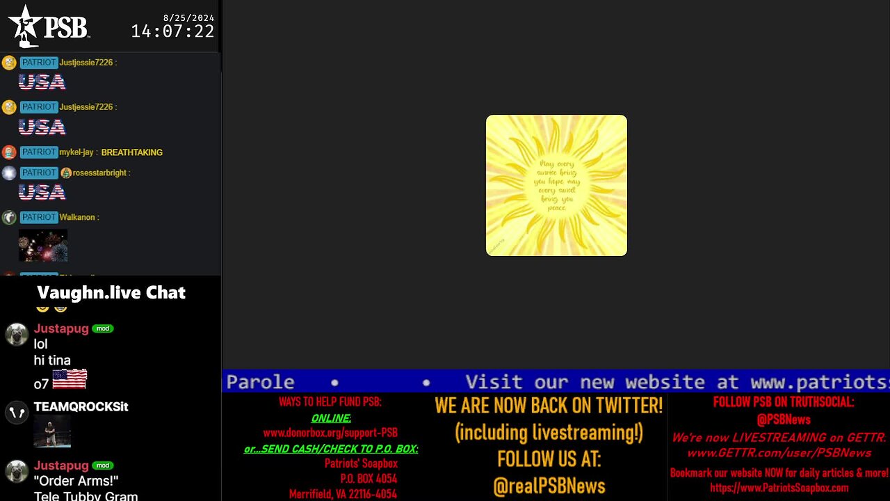 2024-08-25 14:00 EDT - Your Voice, Your Call: with Chris Moore
