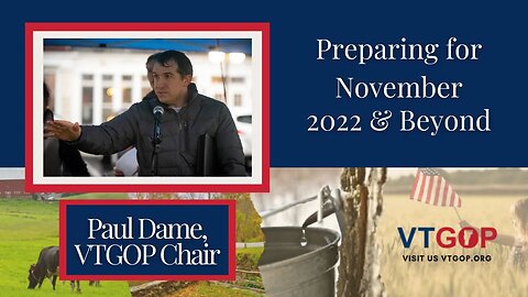 VTGOP Chair Prepares for November