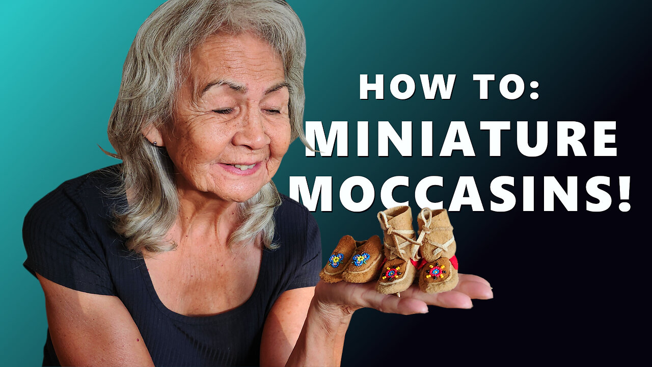 How YOU Can Make MINIATURE MOCCASINS!!!