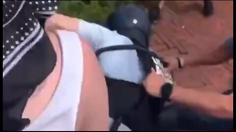 Pro Palestine Rioters Dragging Officers Like Rag Dolls