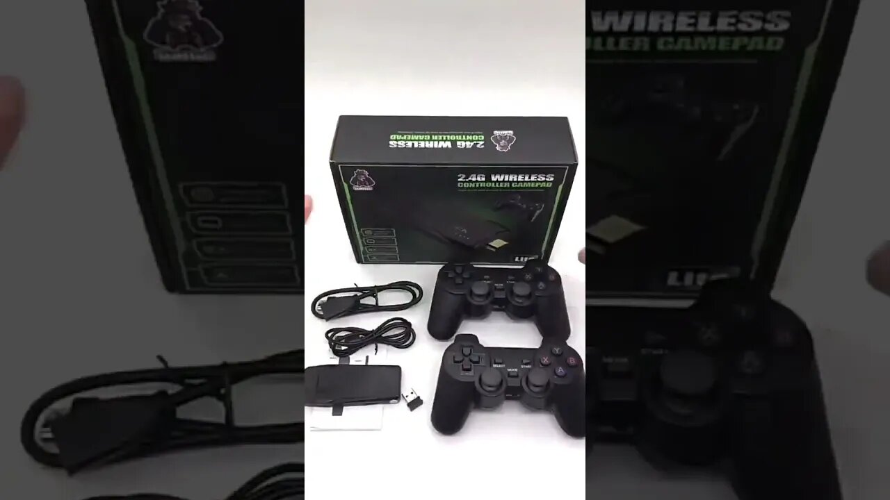 Videogame Stick 4k 10mil Jogos Retro Antigo 2 Controles Sem Fio Console Original por R$135,00.