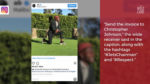 Look: Antonio Brown Takes A Knee, Sends Direct Message To NFL