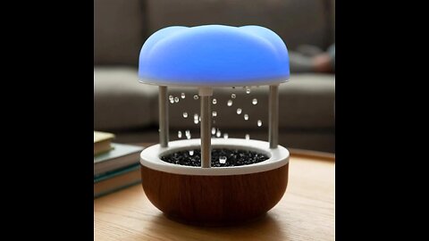 Calming Cloud Tabletop Fountain for Stress Relief & Focus 🌧✨