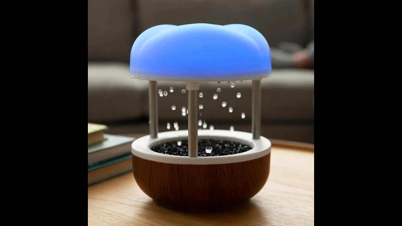 Calming Cloud Tabletop Fountain for Stress Relief & Focus 🌧✨