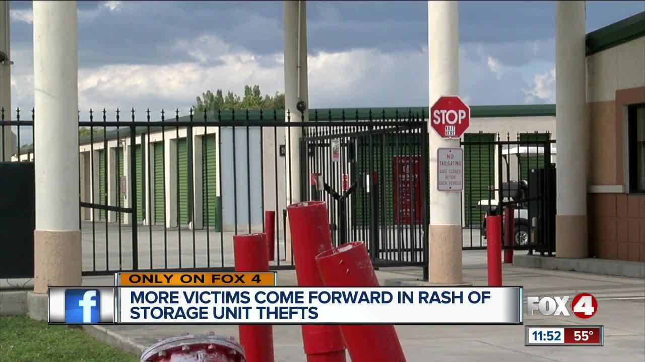 More victims in Cube Smart storage unit break-ins in Cape Coral