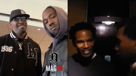 Kanye West & Jamie Foxx Talk Studio Session Featured In Netflix Documentary! 🎙