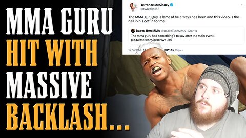 MMA GURU Facing MASSIVE BACKLASH from Fighters & Fans