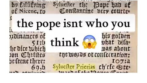 The pope isn't who you think