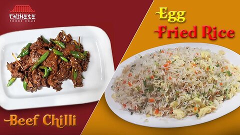 Egg Fried Rice with Dry Beef Recipe || Chinese foods Home