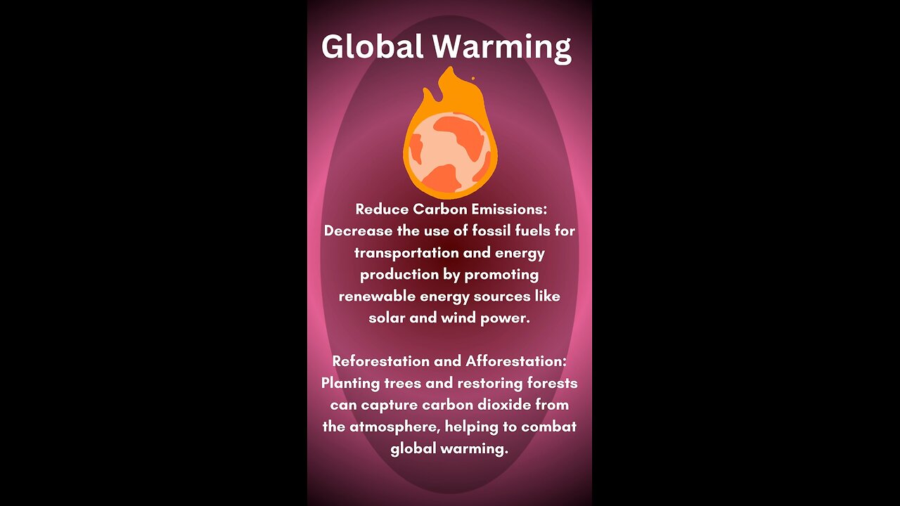 Taking Action: How to Combat Global Warming