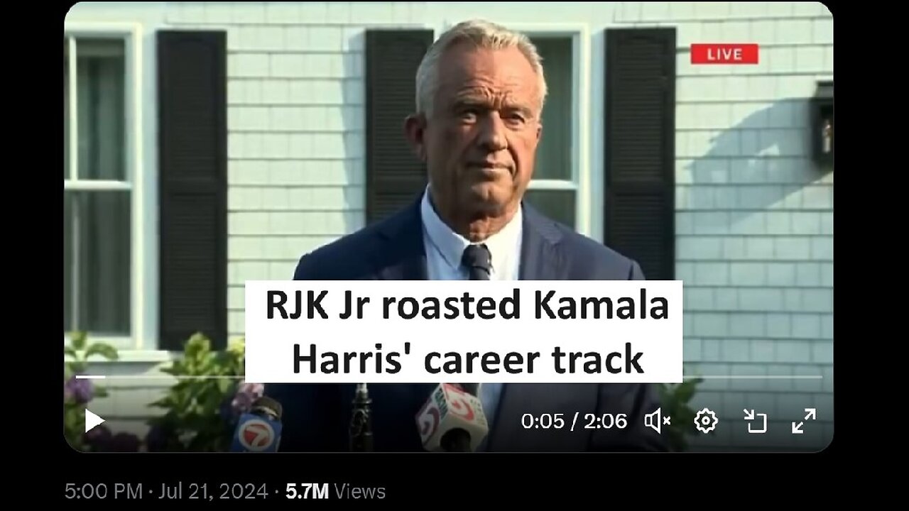 RFK Jr summarizes case against Kamala
