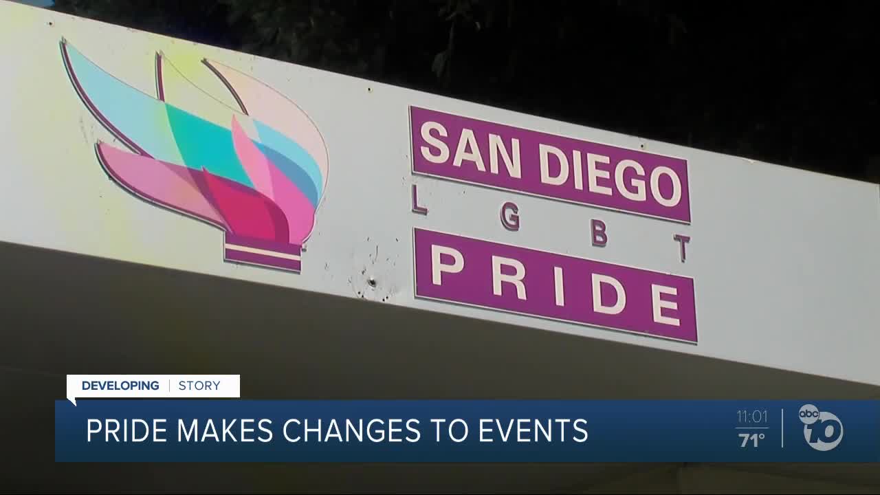 Pride makes changes to events