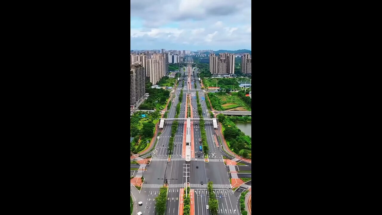 Drone video showcasing a city's breathtaking beauty 🔥