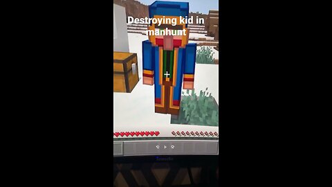 Minecraft manhunt brilliant start destroying kid